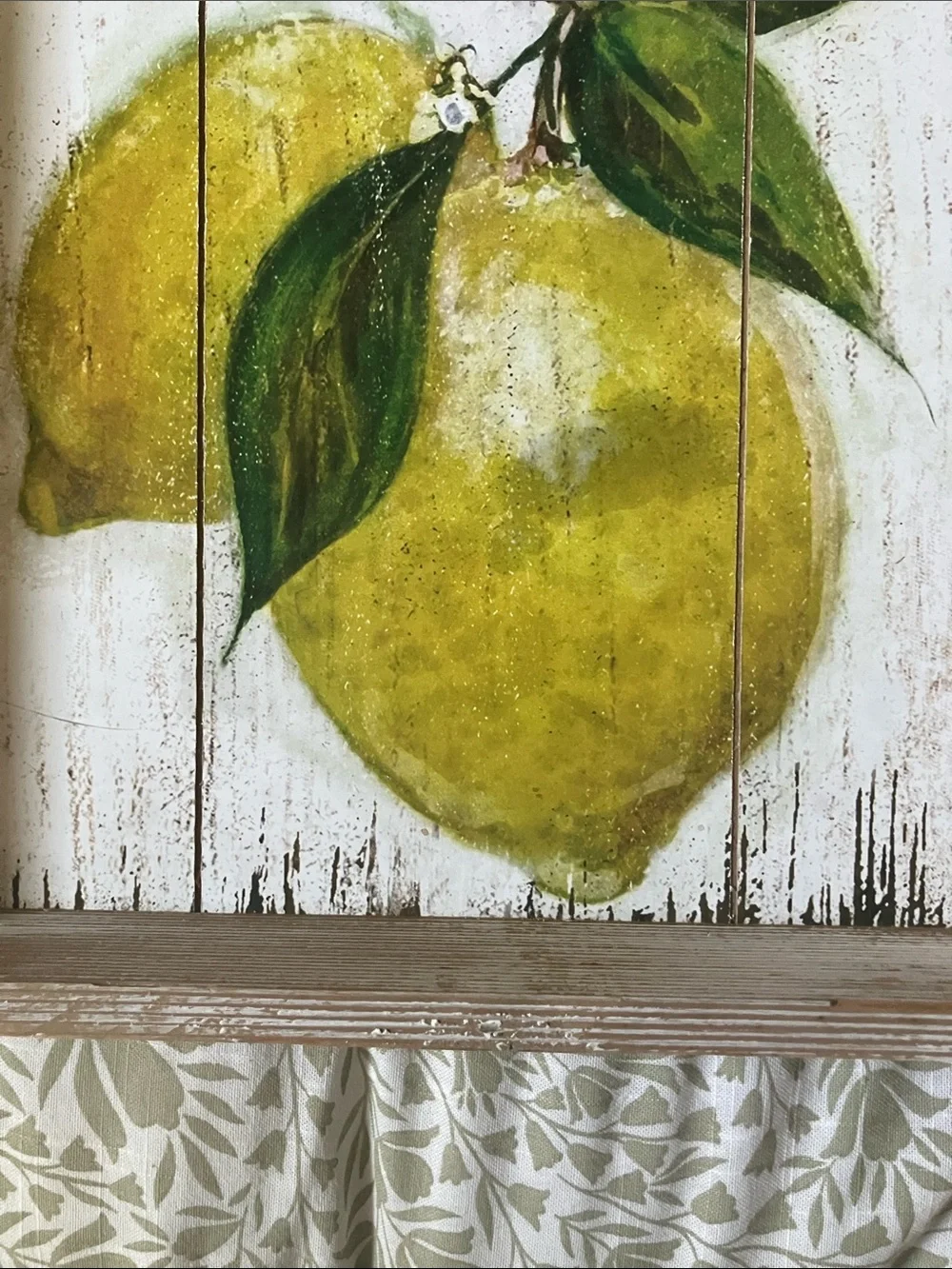 Wooden lemon tray 13x13